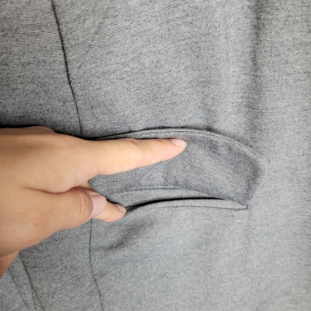 Lane Bryant Grey soft women's jacket blazer size 28 office career - Picture 7 of 9